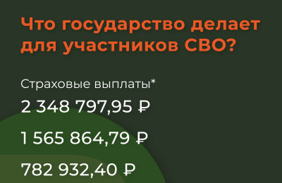 Что делает государство  для участников СВО