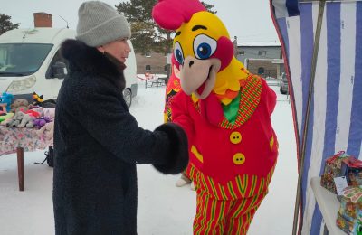 Предновогодние покупки и корзина с подарками