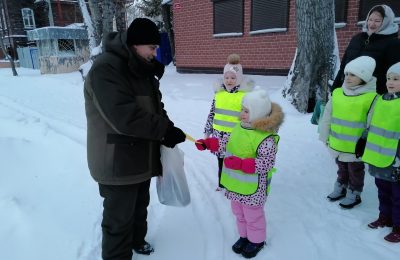 Юные помощники инспекторов в акции «Засветись»