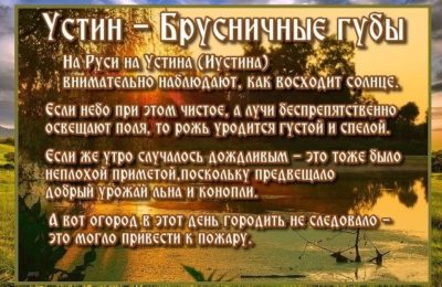 14 июня — Уcтин — Бpуcничныe губы