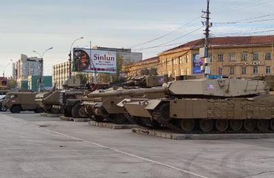 В Новосибирск доставлена трофейная техника