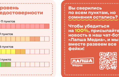 «Чеклист по фактчекингу» от проекта «Лапша Медиа»