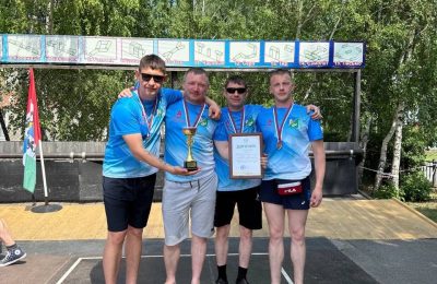 Колыванский район завоевал бронзу в городошном спорте на Сельских играх!