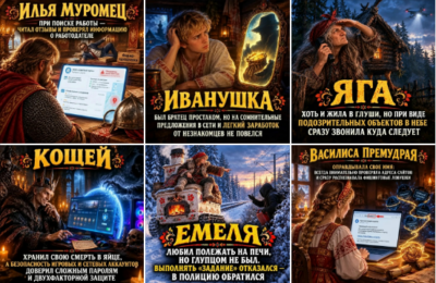 Сказка — ложь, да в ней намёк — цифровой гигиены и бдительности урок